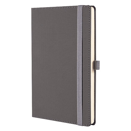 Ежедневник Alfa Note Pasu А5, серый/серый,  недатированный, в твердой обложке