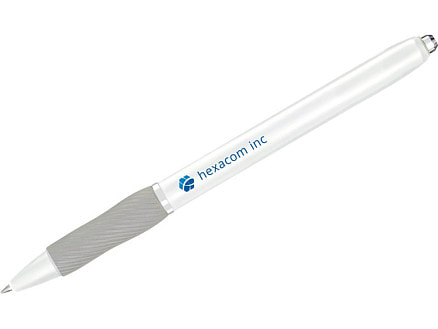 Sharpie® S-Gel, шариковая ручка, черные чернила, белый