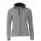 Толстовка женская Classic Hoody Full Zip, серый меланж_XS, 85% хлопок, 15% вискоза, 300 грм2 small_img_2