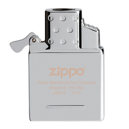 Газовый вставной блок для широкой зажигалки Zippo, одинарное пламя, нержавеющая сталь
