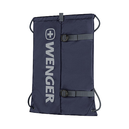 Рюкзак-мешок на завязках WENGER XC Fyrst, синий, полиэстер, 35x1x48 см, 12 л