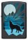 Зажигалка ZIPPO Wolf and Moon с покрытием Black Matte, латунь/сталь, чёрная, матовая, 38x13x57 мм small_img_4