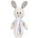 Игрушка Beastie Toys, заяц с белым шарфом_ЗАЯЦ С БЕЛЫМ ШАРФОМ