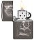 Зажигалка ZIPPO Skull Design с покрытием Black Ice®, латунь/сталь, черная, 38x13x57 мм small_img_3
