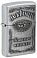 Зажигалка ZIPPO Jack Daniels® с покрытием High Polish Chrome, латунь/сталь, серебристая, 38x13x57 мм small_img_1