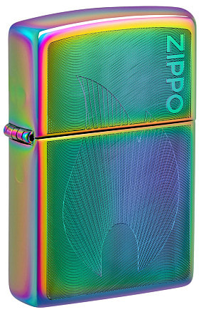 Зажигалка ZIPPO Classic с покрытием Multi Color, латунь/сталь, разно