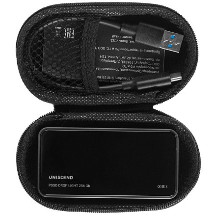 Портативный внешний SSD Drop Light, с подсветкой, 256 Гб