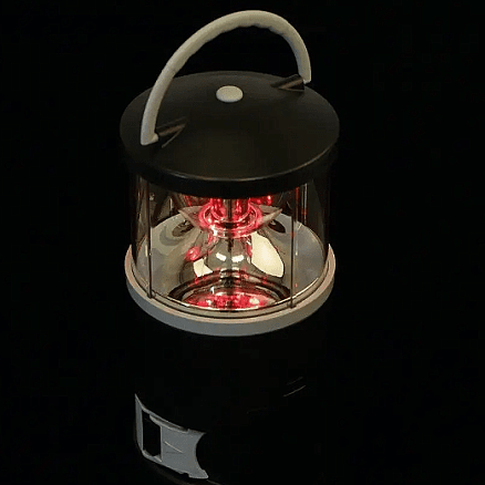 Набор инструментов Tools lantern cо встроенной лампой , 15 инструментов,  черный, в пластиковом футляре