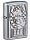 Зажигалка ZIPPO Lucky 7 с покрытием Street Chrome, латунь/сталь, серебристая, 38x13x57 мм_COLOR_49294