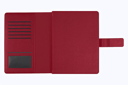 Ежедневник в суперобложке Country Alfa Mocco Business Edition B5, полутвердый, бордовый с золотом