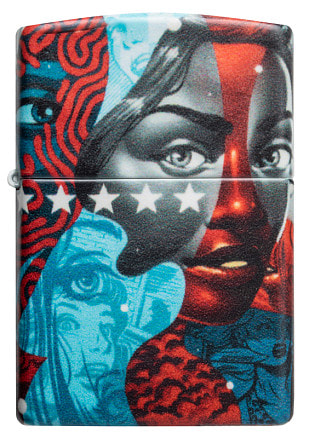 Зажигалка Zippo Tristan Eaton с покрытием White Matte, латунь/сталь, разно