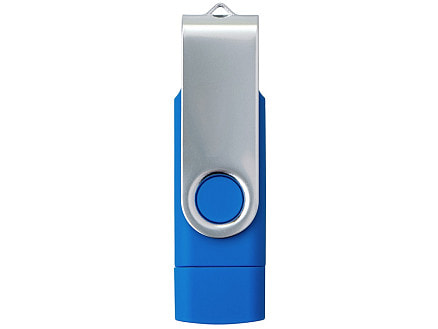 USB3.0/USB Type-C флешка на 16 Гб Квебек C, синий