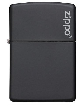 Зажигалка ZIPPO Classic с покрытием Black Matte, латунь/сталь, чёрная, матовая, 38x13x57 мм