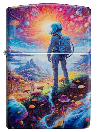 Зажигалка ZIPPO Mushroom Forest Design с покрытием 540 Matte, латунь/сталь, разно