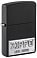 Зажигалка ZIPPO License Plate с покрытием Black Matte, латунь/сталь, черная, 38x13x57 мм small_img_1
