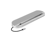 Хаб USB Type-C 3.0 для ноутбуков Falcon, серый