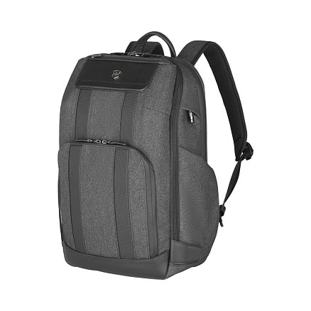 Рюкзак VICTORINOX Architecture Urban 2 Deluxe Backpack 15”, серый, полиэстер/кожа, 31x23x46 см, 23 л