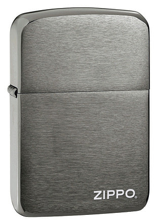Зажигалка ZIPPO 1941 Replica ™ с покрытием Black Matte, латунь/сталь, чёрная, матовая, 38x13x57 мм
