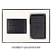Коробка подарочная, размер 24*17,5*3 см, Solution Superior Linen, черная, бежевый ложемент под два прямоугольных предмета small_img_2