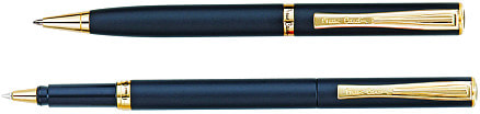 Набор Pierre Cardin PEN&PEN: ручка шариковая + роллер, черный. Упаковка Е или E