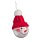 Шар новогодний SNOWMAN_ЯРКО-КРАСНЫЙ