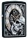 Зажигалка ZIPPO Skull Clock с покрытием Black Matte, латунь/сталь, чёрная, матовая, 38x13x57 мм small_img_1