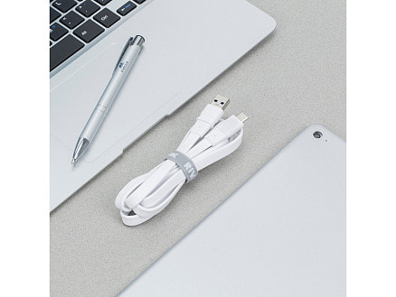 Кабель USB Type C 3.0 – Type A 1.2м WT12, белый