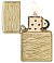 Зажигалка ZIPPO Armor® Luxury Waves Design с покрытием Tumbled Brass, латунь/сталь, золотистая, матовая, 38x13x57 мм small_img_3