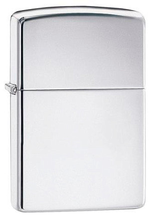 Зажигалка ZIPPO Armor™ c покрытием High Polish Chrome, латунь/сталь, серебристая, 38x13x57 мм