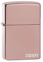 Зажигалка ZIPPO Classic с покрытием High Polish Rose Gold, латунь/сталь, розовое золото, 38x13x57 мм