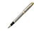 Перьевая ручка Parker IM Metal Brushed Metal GT, перо: F, цвет чернил: blue small_img_1