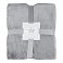 Плед мягкий флисовый Super Soft  Comfort, 125*150 см, серый, в подарочной белой крафтовой коробке с окошком small_img_3