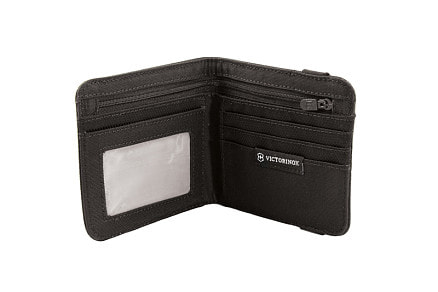 Бумажник VICTORINOX Bi-Fold Wallet, чёрный, нейлон 800D, 11x1x10 см