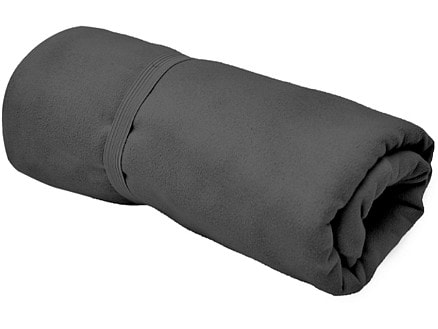 Спортивное полотенце CORK из микрофибры, темный свинец