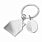 Брелок SILV HOME; 3,97 x 3,3 x 0,3 см; металл_СЕРЕБРИСТЫЙ