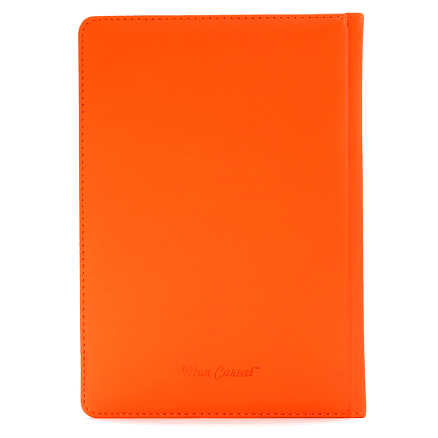 Ежедневник Classic Soft А5, оранжевый, недатированный, в твердой обложке