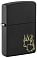 Зажигалка ZIPPO Fire Heart с покрытием Black Matte, латунь/сталь, черная, матовая, 38x13x57 мм small_img_1