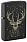 Зажигалка ZIPPO Deer с покрытием Black Matte, латунь/сталь, черная, матовая, 38x13x57 мм_ЧЕРНЫЙ