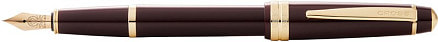 Перьевая ручка Cross Bailey Light Polished Burgundy Resin and Gold Tone, перо M