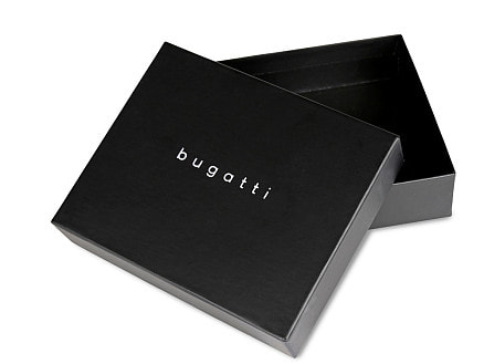 Портмоне для кредитных карт BUGATTI РЕМО | REMO, с защитой данных RFID, коричневое, натуральная воловья кожа, 10,5х1,5х8,2 см
