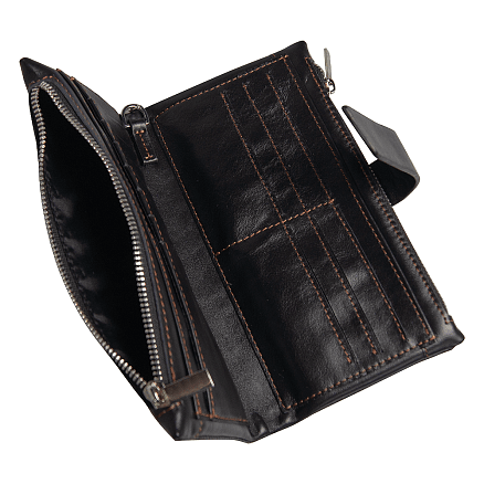 Портмоне из нат. кожи Leather Executive Fold for Request, черное