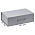 Подарочная коробка, размер 38,5*26*10,5 см, Solution Prestige Big Case Linen с магнитным клапаном и ручкой , серебристая_серебристая 1, бумага под лён