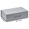 Подарочная коробка, размер 39*26,3*11 см, Solution Prestige Big Case Linen с магнитным клапаном и ручкой , с EVA ложементом 36,8*25,1*4 см под индивидуальную вырубку, серебристая, _СЕРЕБРИСТЫЙ, БУМАГА ПОД ЛЁН