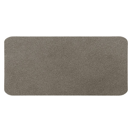 Шеврон Rectangle NUBA размер 60*30 мм, светло-серый, со скругленными углами