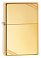 Зажигалка ZIPPO Vintage™ с покрытием High Polish Brass, латунь/сталь, золотистая, 38x13x57 мм small_img_3