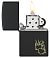 Зажигалка ZIPPO Fire Heart с покрытием Black Matte, латунь/сталь, черная, матовая, 38x13x57 мм small_img_3