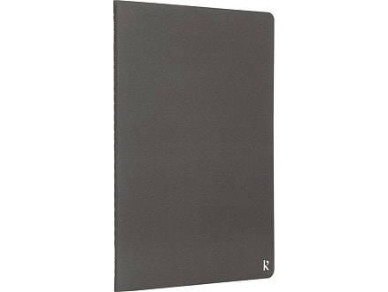 Комплект из двух блокнотов Karst® формата A5 с листами из каменной бумаги, slate grey