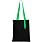 Сумка для покупок Black GLOW 325 г/м², зелёная_ЧЁРНЫЙ/ЗЕЛЁНЫЙ