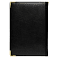 Ежедневник полудатированный Classic Pristine Gold А5, черный с золотом, с металлическими уголками, в твердой обложке с поролоном small_img_3