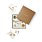 Набор настольных игр 3 в 1 VINGA Collection Box_КОРИЧНЕВЫЙ
